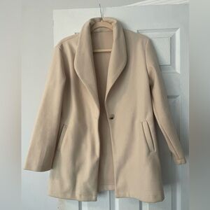 Elegant Cream Women's Coat